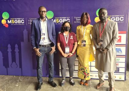 Swarupa and Malick at MSGBC conference
