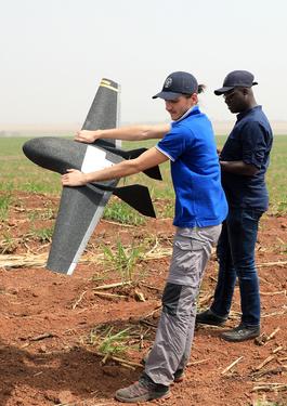 Production mapping & benchmarking by satellite/drone