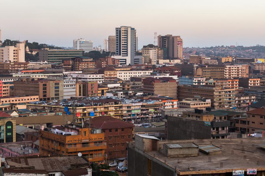 Kampala City Scape Line